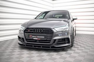 Street Pro Εμπρός Σπόιλερ Audi S3 / A3 S-Line Sportback 8V Facelift