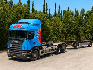 Ανατρεπόμενο Για Containers Με Βραχίονες Scania 2008 R500