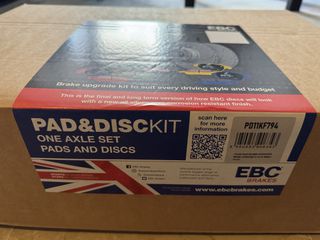 EBC Brakes (δίσκοι τρυπητοί-χαρακτοί / 283mm & τακάκια Greenstuff) για μοντέλα PSA