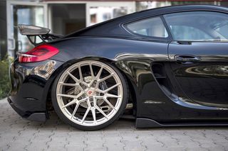 REAR SIDE SPLITTERS Porsche Cayman Mk2 981C-thumb-1