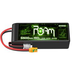 Ovonic Roam Series 6S Lipo Battery 5500mAh 150C 22.2V with XT90-S Anti Spark Plug for 7-10 inch Cinelifter Multirotor X-Class FPV Drone Long Range Drone