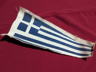 vintage Ελληνική σημαία για ποδήλατο