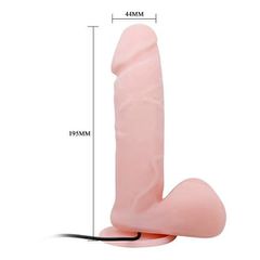 Vibrator Realist Rotating & Vibrating Natural 20 Cm-thumb-1