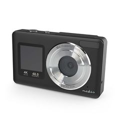 NEDIS PCAM2530BK Ψηφιακή φωτογραφική μηχανή με διπλή οθόνη LCD 2.4" και 1.3".