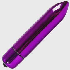 Zoe Bullet Vibrator, 10 Vibration Modes, Metallic Purple, 9 cm,