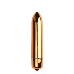 Zoe Bullet Vibrator, 10 Vibration Modes, Gold, 9 cm, Mokko Toys