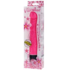 Vibrator Realist, Multispeed, TPR, Roz, 24 cm-thumb-1