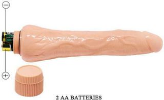 Vibrator Realist Dryad, Multispeed, Natural, 25 cm-thumb-2