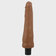 Alfredo Baile Sliding Skin Vibrator Brown 25 cm