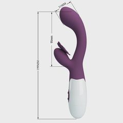 Pretty Love Butterfly Kiss Vibrator Purple-thumb-2