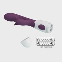 Pretty Love Butterfly Kiss Vibrator Purple-thumb-3