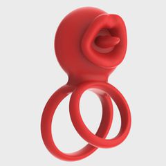 Tongue Licking Penis Ring, Bluetooth Control, Mobile App, Silico-thumb-4