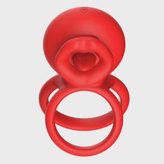 Tongue Licking Penis Ring, Bluetooth Control, Mobile App, Silico-thumb-9