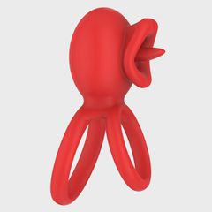 Tongue Licking Penis Ring, Bluetooth Control, Mobile App, Silico-thumb-6