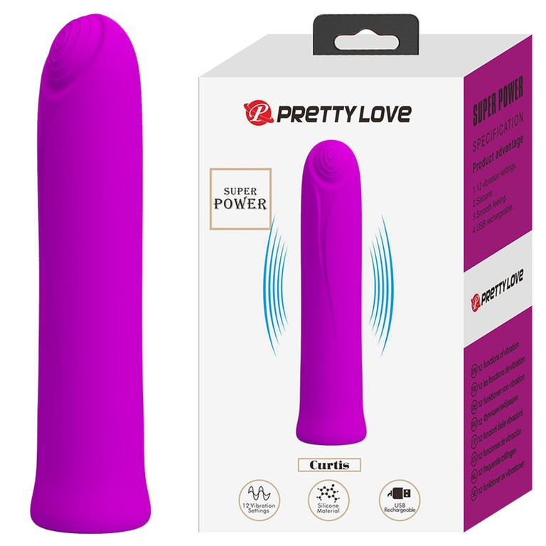 Pretty Love Curtis Vibrator Purple