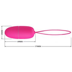 Egg Vibrator Selkie, 12 Vibration Modes, Remote Control, ABS, Pi-thumb-4
