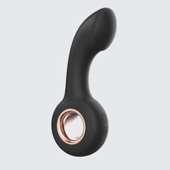 Tim Anal Vibrator, 12 Vibration Modes, Silicone, USB, Black, 12.
