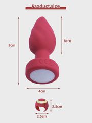 Plug Led Light Plug, Remote Control, 10 Modes, USB, Red, 9 cm-thumb-5