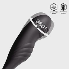 Penis Ring with Anal Stimulator, Bluetooth Control, 10 Vibration-thumb-3