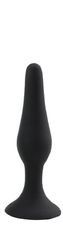 Anal Plug Vivian Small, Silicone, Black, 10.5 cm, Guilty Toys, S