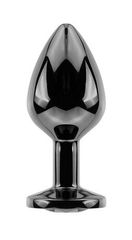 Butt Plug Dark Anal Plug Medium, Metal, Black, Guilty Toys-thumb-1