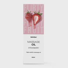 Massage Oil, Strawberry, 250 ml