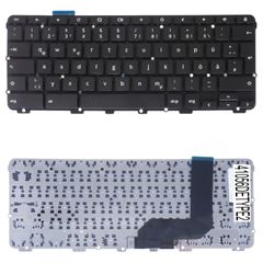 Deutsche Tastatur für Laptop - German Laptop Keyboard για Lenovo Chromebook 11 300e 81H0 81H00012US 2nd Gen MTK 81QC 81QC000HPD 5CB0Q94000 5CB0X55511 DE No Frame Black ( Κωδ.41056DETYPE2 )