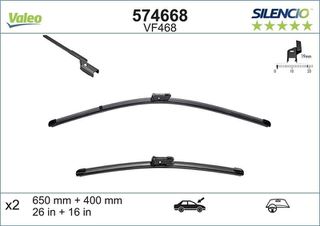 ΥΑΛΟΚΑΘΑΡΙΣΤΗΡΕΣ CITROEN BERLINGO - PEUGEOT PARTNER 08> 65+40 - VF468
