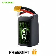 Ovonic Force 6S 1550mAh 150C 22.2V LiPo Battery w/ XT60 Plug for Aggressive FPV Freestyle & 7-inch Mid-Range Quad