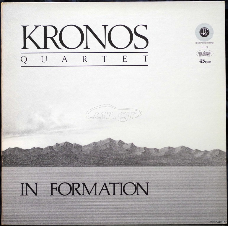 KRONOS QUARTET - IN FORMATION