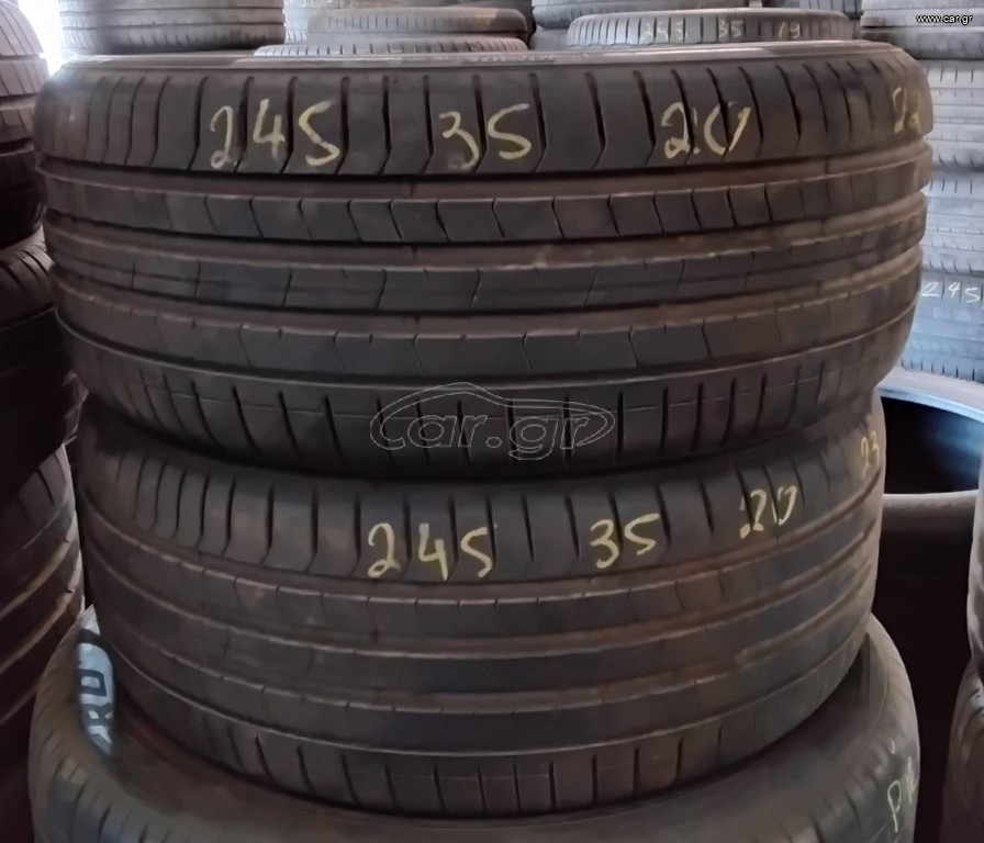 2 μεταχειρισμενα ελαστικα 245/35-20 Pirelli P-ZERO. DOT 22'.