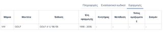 ΕΤΑΖΕΡΑ VW GOLF 4 '98-'06 ΜΑΥΡΗ Κωδικός: 1J6867769B-5YV-thumb-1