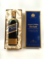 Σπάνιο συλλεκτικό παλιό Johnnie Walker Blue Label (Αριθμημένη Φιάλη P 02639) ΣΦΡΑΓΙΣΜΕΝΟ.