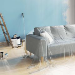 vidaXL Φύλλο σκόνης 6 τμχ. Διαφανές 400 x 500 cm HDPE