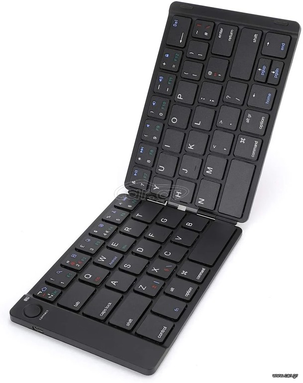 Mini Αναδιπλούμενο Πληκτρολόγιο Bluetooth Μαύρο