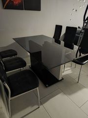 Τραπεζαρία μοντέρνα με 6 καρέκλες