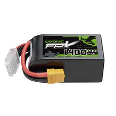 OVONIC R-Line Version 5.0 1400mAh 6S 150C 22.2V Lipo Battery with XT60 Plug for 6S Racing Freestyle FPV Drone Cinewhoop