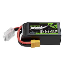 OVONIC R-Line Version 4.0 1400mAh 4S 130C 14.8V Lipo Battery with XT60 Plug for 4S FPV Racing Freestyle Drones