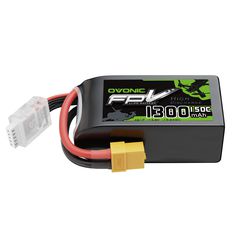 OVONIC R-Line Version 5.0 1300mAh 4S 14.8V 150C Lipo Battery with XT60 Plug for 3 to 5-inch FPV Drone