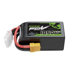 Ovonic R-Line Version 5.0 1050mAh 6S 22.2V 150C Lipo Battery with XT60 Plug for 6S Quad FPV Racing freestyle Drone