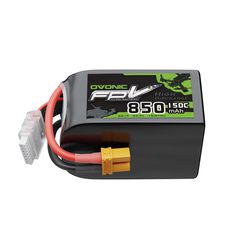 OVONIC 11.1V 150C 850mAh 6S LiPo Battery with XT30 Plug for 90-180mm Brushless FPV Drones Cinelog & Protek25