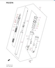 Suzuki DL1000/DL650/DL800/DR250/DR350/GSF1200/GSF1250/GSXR750/GSX1200/GSX750/RF900, Αποστάτης καλαμιού-thumb-1