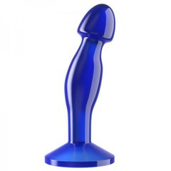 6.5 Flawless Clear Prostate Plug, Blue-thumb-1