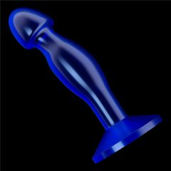 6.5 Flawless Clear Prostate Plug, Blue-thumb-2