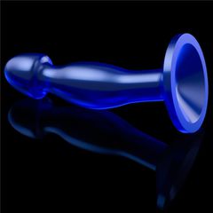 6.5 Flawless Clear Prostate Plug, Blue-thumb-4