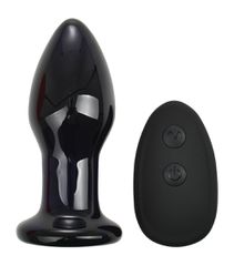 Vibro Plug Glass, Remote Control, 10 Vibration Modes