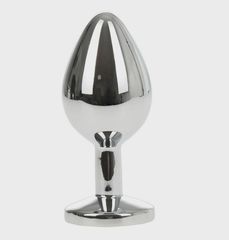 Metallic Buttplug, Small, Silver/Colorful, Passion Labs-thumb-1