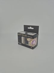 Hearty Buttplug, Small, Gold/Light Pink, Passion Labs-thumb-1