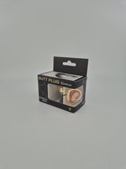 Hearty Buttplug, Small, Gold/Orange, Passion Labs-thumb-1