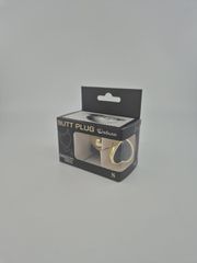 Hearty Buttplug, Small, Gold/Black, Passion Labs